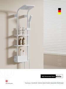 DXD | Smart Thermostat Shower Set Zero Cold Immediate Heating Pressurization