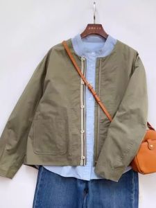 Womens Casual Loose Fit Short Workwear Jacket Open Cardigan Thin Outerwear Top Fashionable Sun Protection Light Weight