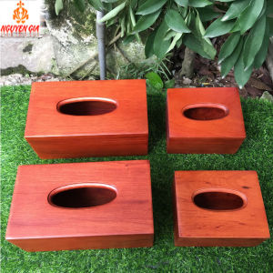 Hộp đựng giấy ăn cao cấp để bàn bằng gỗ Hương thiết kế đơn giản tinh tế tạo nên nét trang nhã lịch sự cho ngôi nhà của bạn