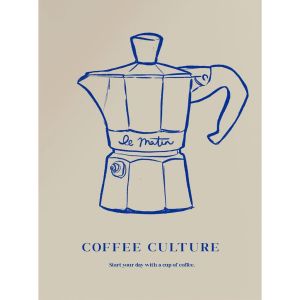Retro French Cafe Coffee Line Art Wall Art Prints Aesthetic Coffee Maker Canvas Poster Decor Kitchen Living Room Home Deco