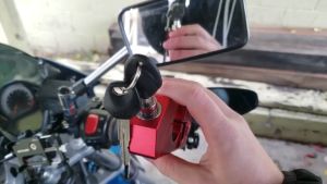Motorcycle Throttle Lock Motorcycle Anti Theft Motor Alarm Disc Lock Handbrake Lock Ultimate Motorcycle 车把锁