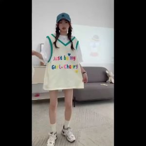 เสื้อยืดแขนสั้น โอเวอร์ไซส์ สกรีนลาย ให้ Lulu ส่งไปใน1วัน สไตล์เกาหลี cherry ใสสบาย Girl1688 ให้ปลอดภัย ให้เป็นเครื่องคอมพิวเตอร์ของคุณ