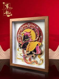 Creative Zodiac Horse Figurine Home Decor Room Decoration Wooden Craft Gift for Birthday New Chinese Style Animal Shaped Ornaments