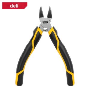 deli | Kìm Cắt Nhựa Deli CR-V 5/6 Inch Đa Năng Cắt Dây Và Cáp Tay Cầm Cong Thuận Cả Hai Tay Dùng Cho Dụng Cụ Điện