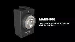 Gaciron Mars-800 Bike Headlight with Cut-off Line with barfly Compact Front Light