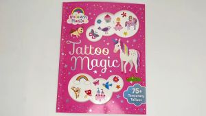 Unicorn Magic Tattoo Magic Colouring Book To Color With 75+ Temporary Tattoos Stickers For Kids