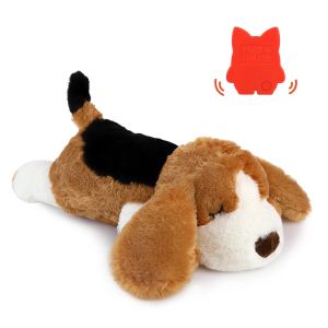 Puppy Heartbeat Stuffed Dog Toy Plush Anxiety Relief Calming Aid Comfort for Pets