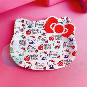 Hello Kitty kids melamine plastic snacks mini plate