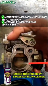 HARDEX Hardex Throttle Body Cleaner & MAF Sensor Cleaner | Fast Dry Safe Cleaning Spray (400ml) HD901