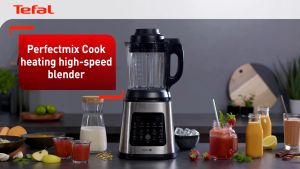 Tefal Perfect Mix Cook & Steam High Speed Smart Blender 10 Automatic Programs Glass Jar Blender 2L Easy Repair BL83SD Pengisar