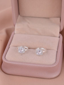 925 Sterling Silver Earrings Women Fashionable Minimalist Hoop Earrings Elegant Versatile Ear Cuff for Pierced Ears Jewelry