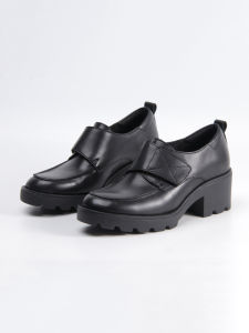 2025 New Womens Handmade Leather Shoes Comfortable Arch Support round Toe Fashionable Loafers Deep Mouth Single Shoes Rubber Sole