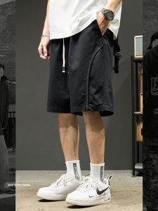 Quần Short Nam Cotton Nguyên Chất 5 Điểm Thể Thao Mùa Hè Quần Dài Vừa Phải Cạp Vừa Dáng Rộng Quần Công Sở Nam Thời Trang