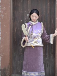 New Chinese Style Revamped National Trend Cheongsam Vest Two-Piece Set Autumn Winter New Arrival Elegant Girl Dress Daily Wear