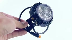 Front Light Headlight For Kukirin G2 Pro for KUGOO KIRIN G2 MAX Electric Scooter Handlebar Lamp Head Front LED Light Parts