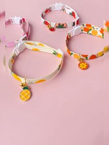 VÒNG CỔ HÌNH TRÁI CÂY CÓ CHUÔNG CHO THÚ CƯNG SIÊU CƯNG