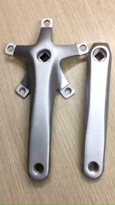 Bộ cốt giò đĩa / đùi đĩa xe đạp 5 chấu không nhông . cốt vuông BCD 130 . hợp kim nhôm Đài Loan .