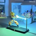 ในสต็อก Nikolatoy Dragon Ball Kakarotto Son Goku Kamehameha Wave แม่เหล็กโคมไฟชุดเครื่องประดับอะนิเมะอุปกรณ์ต่อพ่วงของขวัญของเล่น. 
