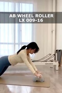 Speeds Ab Wheel Roller Push Up Stand Exercise Latihan Core Kekuatan Tangan 009-16