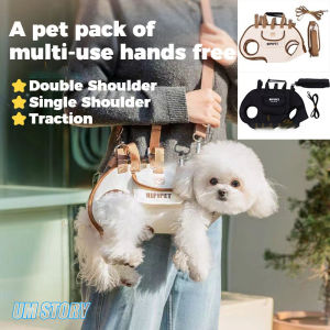 Portable Adjustable Crossbody Pet Carrier Bag for Small Dogs Cats Outdoor Travel Breathable Shoulder Strap Cartoon Design