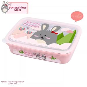 LianLock | Sealed & Compartmentalized Childrens Lunch Box 4 Compartments