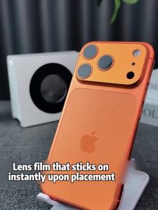 1-5pcs Metal Glass Camera Lens Protective Film For iPhone 17 Pro Max 17 Pro Full Coverage Ultra-Thin Camera Lens Protector Cover