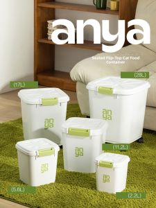 anya | Sealing Damp Proof Large Capacity Pet Food Storage Container