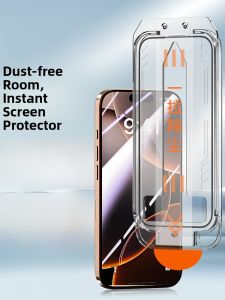 Henyou | High Definition Full Screen Coverage Tempered Glass Film For Apple 16Promax 15Pro 14 13Max Dustproof Anti Fingerprint Protection Film