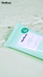 Face Exfoliating Gel By HerBaay Peeling Wajah 2 in 1 Body Scrub dan Scrub Wajah Penghilang Jerawat dan Noda Komedo Pori pori Tersumbat Pori-pori Besar Berminyak 80g