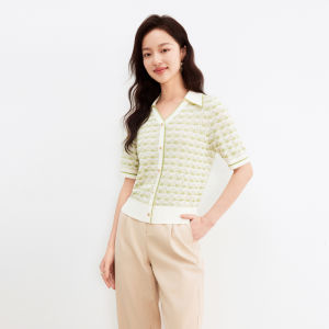 Koradior | Ice Silk French Style Polo Neck Sweater