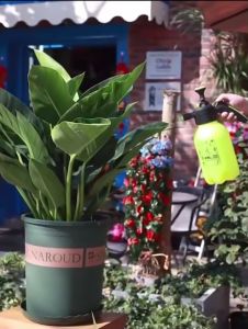 กระถางต้นไม้พร้อมจานรอง ระบายน้ำได้ดี ป้องกันรากเน่า กระถางต้นไม้พลาสติก กระถางแคคตัส  กระถางญี่ปุ่น ทรง Modern (JL)