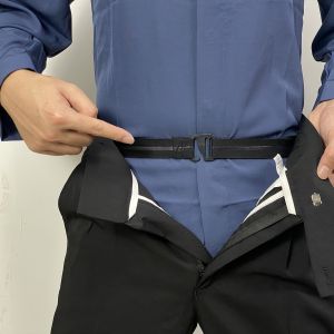 MenS Knit Fabric Shirt Stays Adjustable Elastic Non-Slip Polyester Belts for Formal Shirts Ideal for WeddingsGroomsmen Gifts