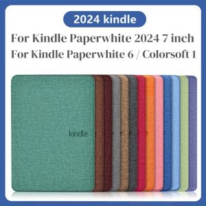 Case For Kindle Paperwhite 2024 12th Generation Colorsoft 7 inch(SA569P SA568B)Protective Shell for Kindle PaperWhite 6 7" Cover