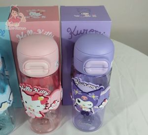 Botol Minum Tritan 2in1 Sedot Teguk Melody Kuromi Cinnamoroll 630ml