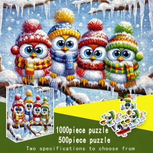 1000 pcs Fantasy Animal Farm Jigsaw Puzzle Home Decor Adults Puzzle Games Family Fun Floor PuzzlesEducational Toys for Kids