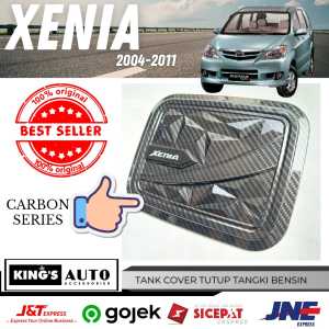 Tank Cover Tutup Tangki Bensin Xenia 2004 - 2011 Carbon Glossy
