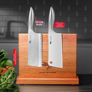 Mad Shark | Damascus Home Use Knife Set Chop Bone