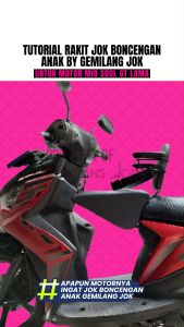 GEMILANG Jok Boncengan Anak Motor Mio Soul GT