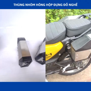 Thùng hông hộp đựng đồ nghề mini 4.2L xe máy hộp đựng đồ moto PKL BMW mbiker