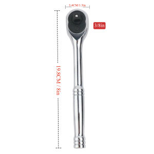 Bộ Cờ Lê Ratchet Tháo Lắp Nhanh Hai Chiều Đầu Vuông 1/4" 3/8" 1/2" 100 Răng Thép Chrome Vanadium Dùng Cho Việc Làm Việc Với Kim Loại