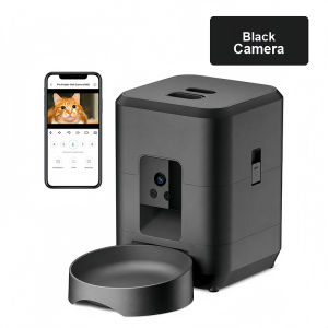 2L Automatic Pet Feeder with Camera WiFi App 8-Cup Cat Dog Dispenser with Two-Way Talk Dual Power Smart Feeder