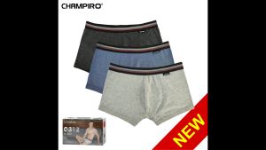 (1 BOX ISI 3) Celana Dalam BOXER Pria CHAMPIRO / Underwear / CD Dalaman Laki Laki C.0312-BX