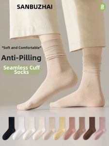 SANBUZHAI | Lightweight Mid-calf Stacking Socks for Women