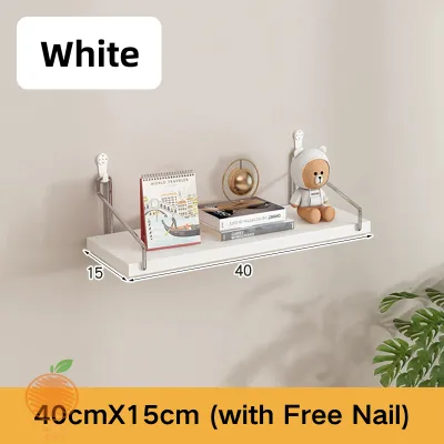 Miumiu Wood Wall Shelf Organizer Wall Board Shelf Hanging Display Wall Mounted Bookshelf Floating Shelves Rack
