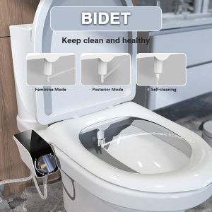 『😳Ship in 24hrs🤟💚』Bidet Toilet Seat Dual Nozzles Bidet Attachment Self-Cleaning Wash Adjustable Non-Electric for Toilet Seat 厕所洁身器