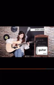 YUETU music 41inch Acoustic Guitars  Basswood Guitar low action Guitar have truss rod and free gifts