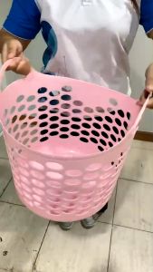 Eskimo ตะกร้าผ้า สำหรับใส่เสื้อผ้า พลาสติกเกรด รับน้ำหนักได้ดี ขนาดของ A แข็งแรง ทนทาน รุ่น BK26