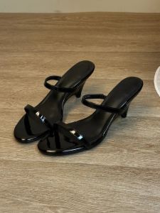 CAIZINI | Leather Open Toe Summer Slip-on Wedge Sandals