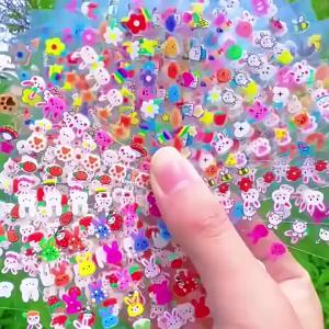 WANXUEXING | Waterproof Cartoon Baby Nails Stickers