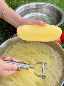 3Pcs/Set Multi-Function Stainless Steel Potato Cucumber Carrot Grater Vegetables Fruit Peeler Two-In-One Slicer